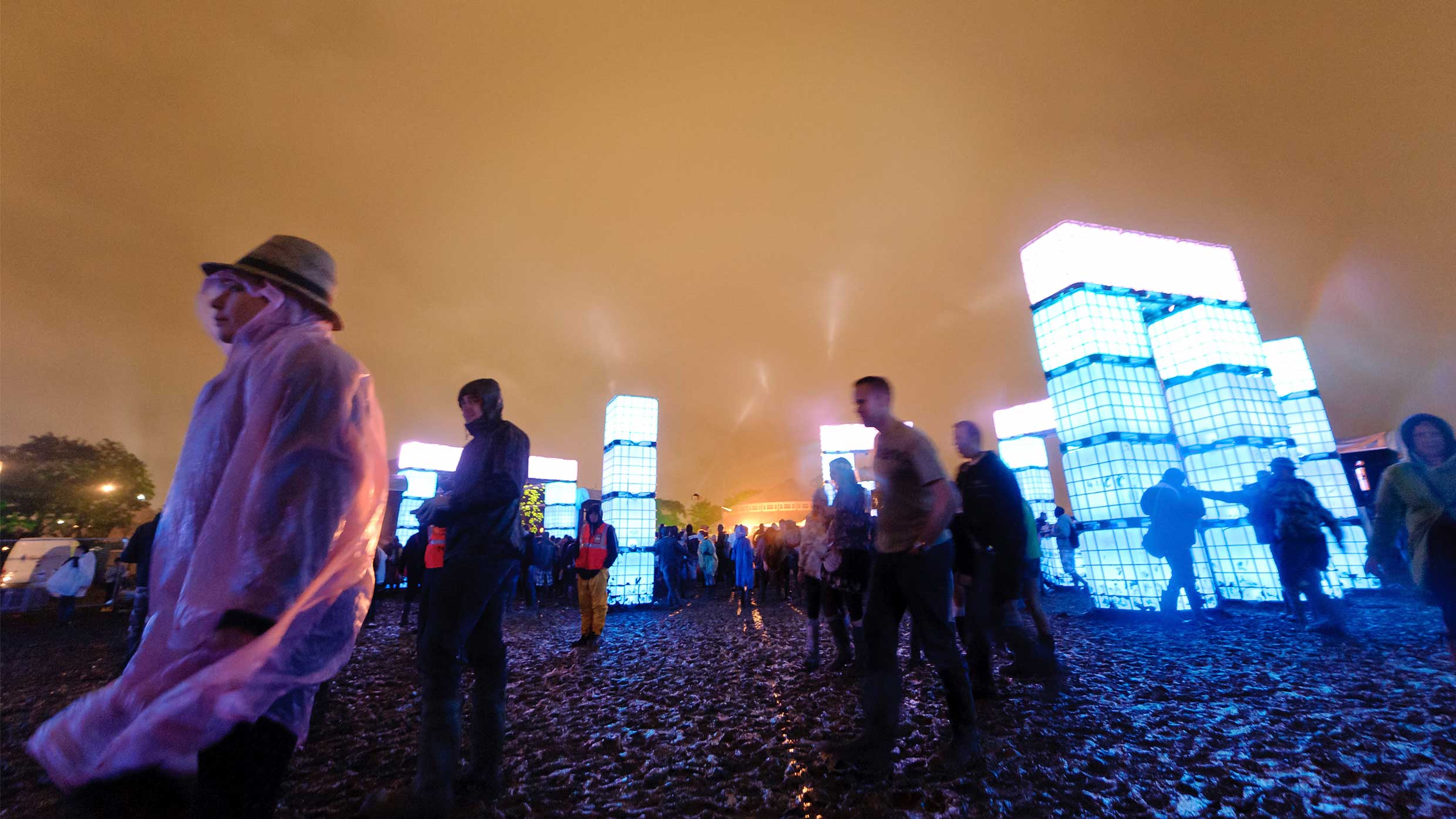 Cubes 'Cubehenge' @ Glastonbury Festival, Pilton, Somerset